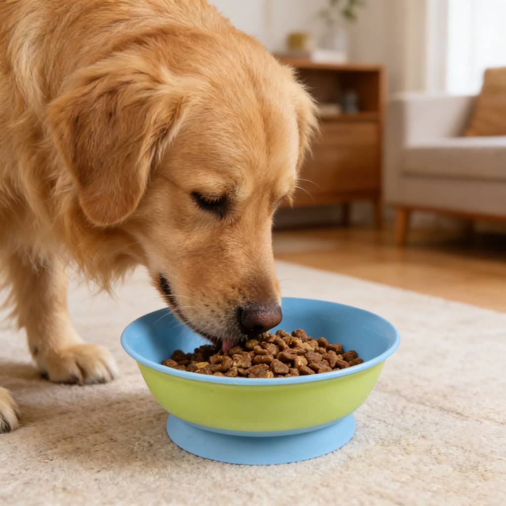 Pet Non-Slip Slow Feeder Bowl &amp; Spill-Proof Silicone Placemat Series