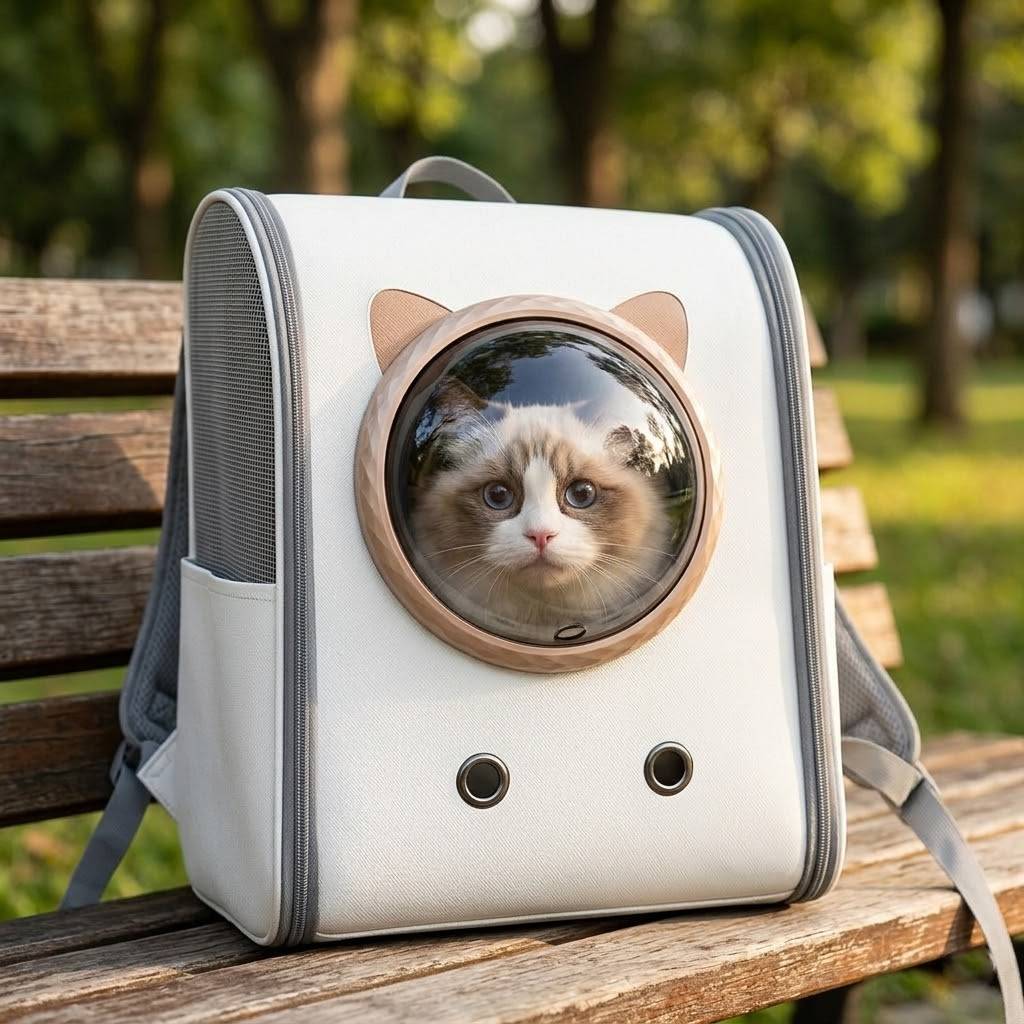 Large Capacity Space Capsule Pet Backpack