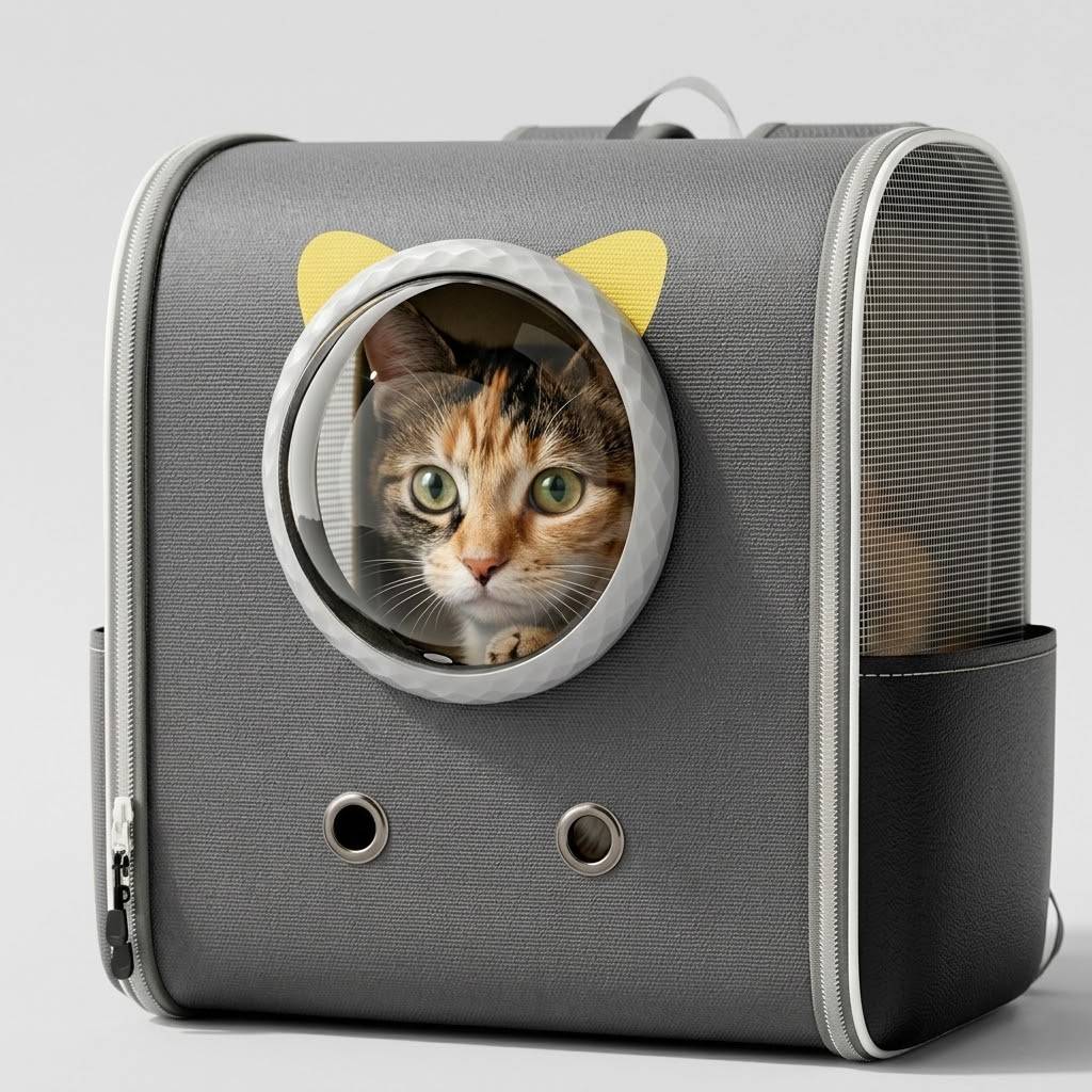 Large Capacity Space Capsule Pet Backpack