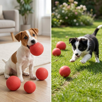 Solid Rubber Bite Resistant Dog Ball