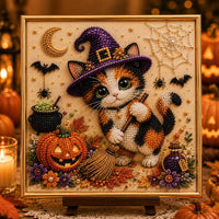 🧹 Broomstick Witch Kitty