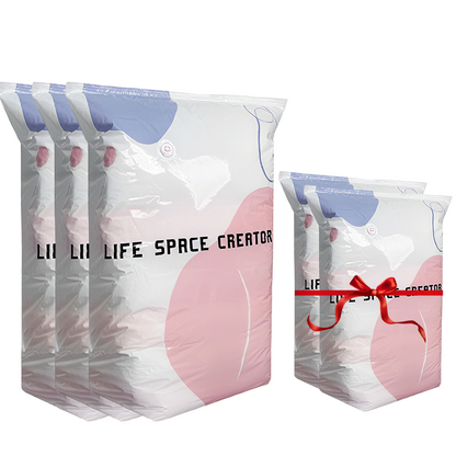 Thickened Stereoscopic No-Pump Vacuum Compression Bag