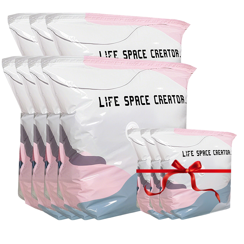 Thickened Stereoscopic No-Pump Vacuum Compression Bag