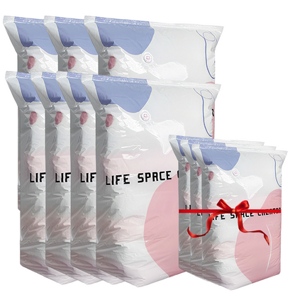 Thickened Stereoscopic No-Pump Vacuum Compression Bag