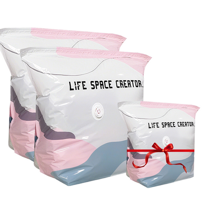 Thickened Stereoscopic No-Pump Vacuum Compression Bag